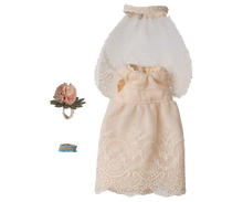 Load image into Gallery viewer, Maileg Wedding Dress For  Mum Mouse
