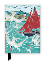 Load image into Gallery viewer, Kate Heiss Foiled Ruled A5 Journal - Turns Of The Tide
