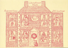 Load image into Gallery viewer, Elizabeth Harbour Press-Out &amp; Stand Up Christmas Cards - Christmas House - Pack Of 8
