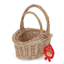 Load image into Gallery viewer, Little Wicker Basket - Set Of 2
