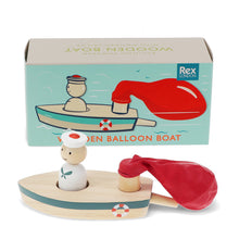Load image into Gallery viewer, Wooden Balloon Powered Boat
