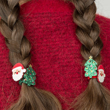Load image into Gallery viewer, Glitter Hair Elastics - Christmas

