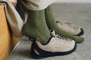 Wool Cotton Boot Socks by Nishiguchi Kutsushita