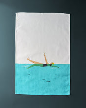 Load image into Gallery viewer, Oldfield Design Co. Tea Towel - Swimm &amp; Fizz
