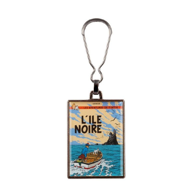 Tintin Cover Keyring, The Black Island