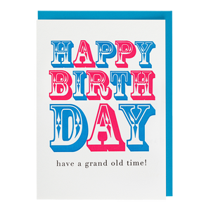 A Grand Old Time Greeting Card by Archivist
