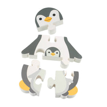 Load image into Gallery viewer, Penguins Wooden Puzzle
