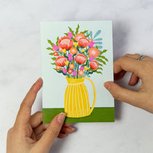 Load image into Gallery viewer, Maz Leyden Greeting Card - Flower in Vase 3
