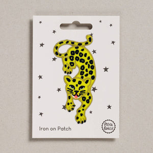 Iron on Patch  - Leopard by Petra Boase