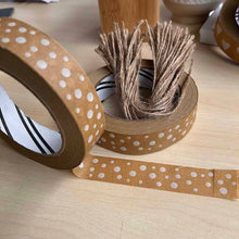 Load image into Gallery viewer, Polka Dot Biodegradable Paper Tape 24mm x 50m
