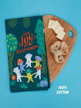 Load image into Gallery viewer, The Joy Of Mushrooms Dish Towel by Blue Q
