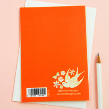 Load image into Gallery viewer, Pretty Happy Birthday Floral &amp; Bird Border Greetings Card
