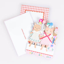 Load image into Gallery viewer, Meri Meri Concertina Birthday Card - Kitten Club
