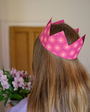 Load image into Gallery viewer, Pink Paper Crowns by East End Press
