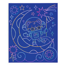 Load image into Gallery viewer, Cosmic Galaxy Scratch &amp; Sparkle Art Activity Kit
