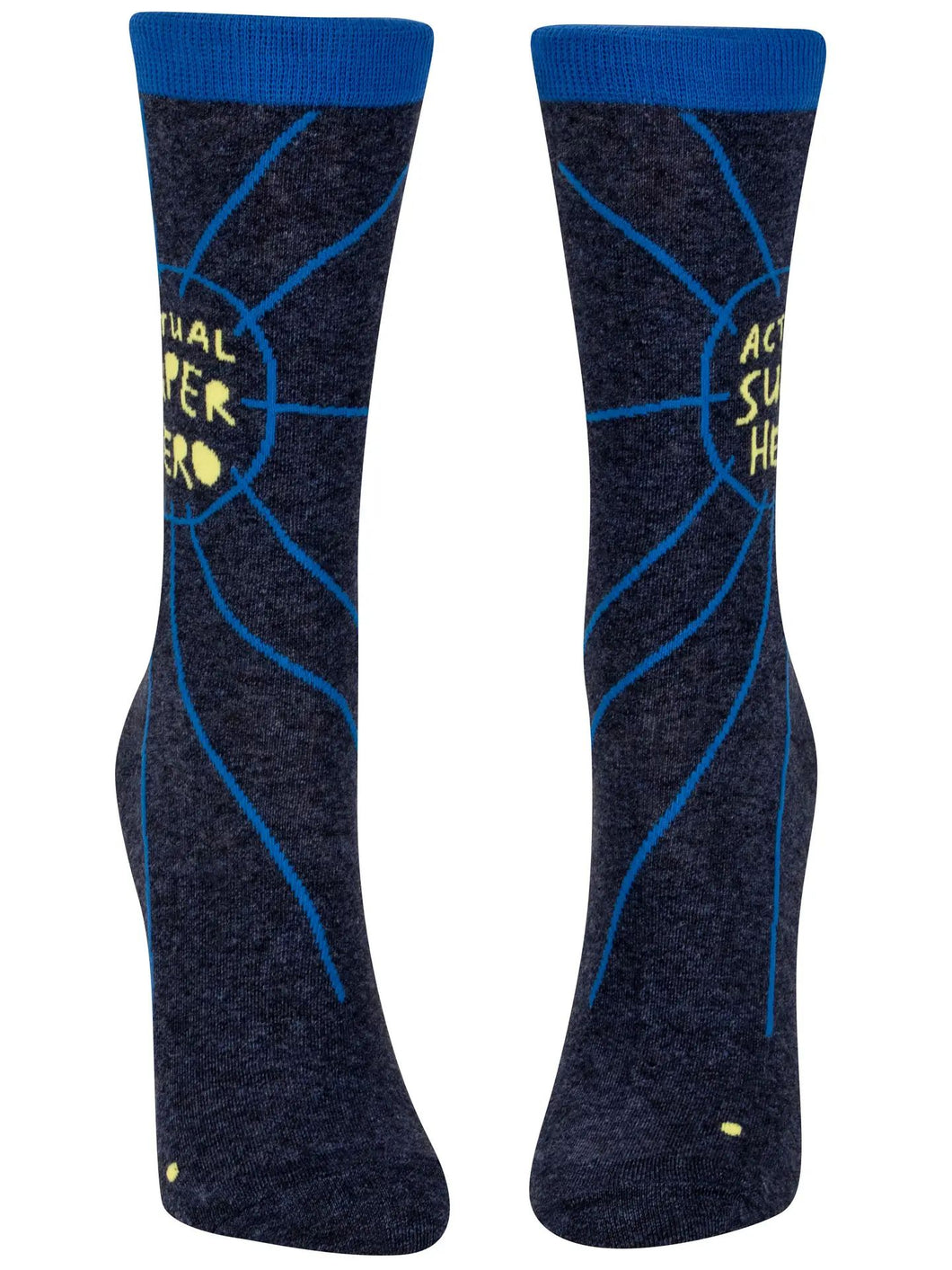 Actual Super Hero Women's Crew Socks by Blue Q