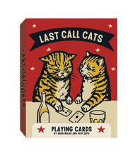 Load image into Gallery viewer, Last Call Cats Playing Cards By Ravi Zupa
