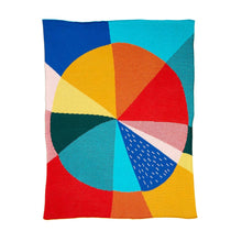 Load image into Gallery viewer, 100% Organic Cotton Mini Blanket - Pie Chart
