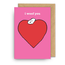 Load image into Gallery viewer, Greetings Card Snoopy Peanuts - I Woof You
