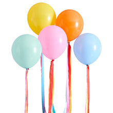 Load image into Gallery viewer, Premium Bright Latex 12" Balloons &amp; Tassel Tails - Pack of 5
