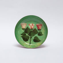 Load image into Gallery viewer, Small Round Enamel Tray - Festival of Flowers
