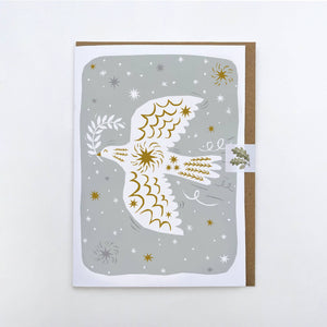 Greetings Card - Winter Bird