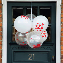 Load image into Gallery viewer, Alice In Wonderland Red Heart Balloons by Talking Tables
