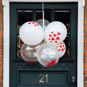 Alice In Wonderland Red Heart Balloons by Talking Tables
