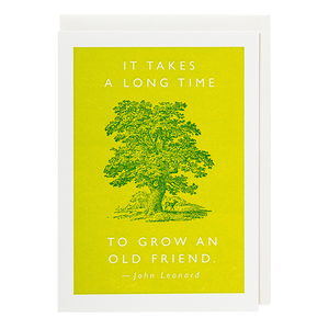 An Old Friend Greeting Card by Archivist