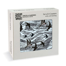 Load image into Gallery viewer, Angela Harding Swallow and Sea Coasters - Set of 4
