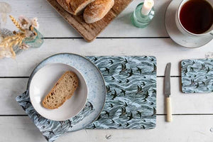Angela Harding Swallow and Sea Placemats - Set of 4