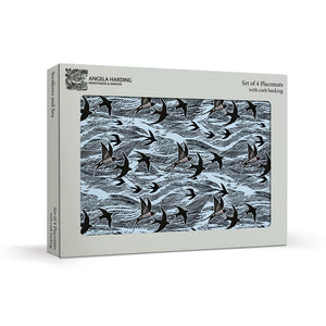 Angela Harding Swallow and Sea Placemats - Set of 4