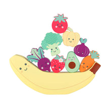Load image into Gallery viewer, Happy Wooden Veggies &amp; Friends Balancing Game
