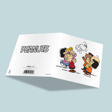 Load image into Gallery viewer, Square Greeting Card Snoopy Peanuts - Bumps
