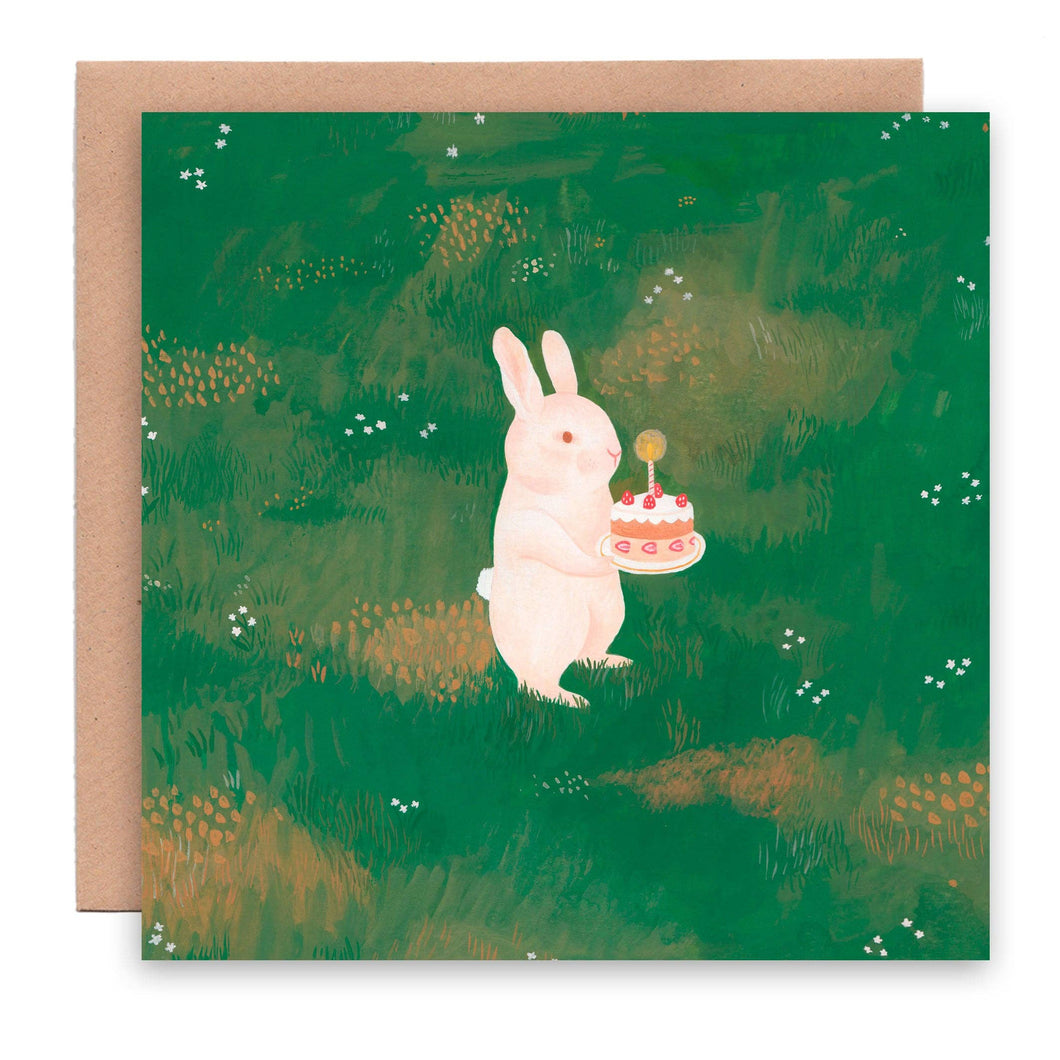 Cécile Berrubé Birthday Card - Happy Birthday Bunny