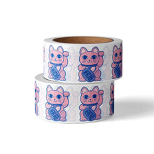 Load image into Gallery viewer, Washi Tape - Lucky Cat Maneki Neko
