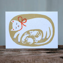 Load image into Gallery viewer, Greeting Card - Cat and Kittens
