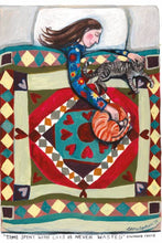 Load image into Gallery viewer, Time Spent With Cats Large Greetings Card

