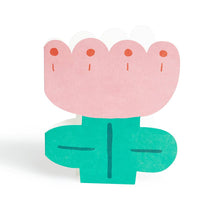 Load image into Gallery viewer, Donna Wilson Cut-Out Card - Flower
