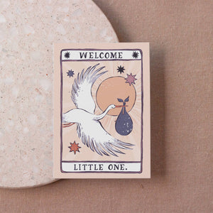 Stork New Baby Card | Gender Neutral Baby Cards | Adoption