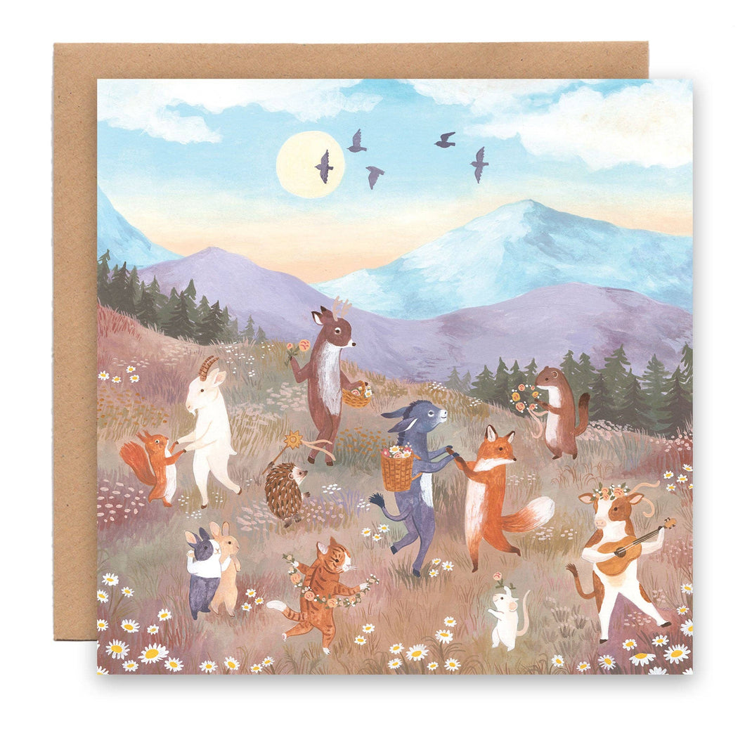 Cécile Berrubé Greetings Card - Solstice