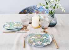 Load image into Gallery viewer, William Morris &#39;Coffee &amp; Cake&#39; Napkins Pack of 20 24x24cm - Strawberry Thief Blue
