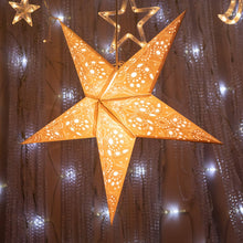 Load image into Gallery viewer, Paper Star Lantern - Lace Natural Stone
