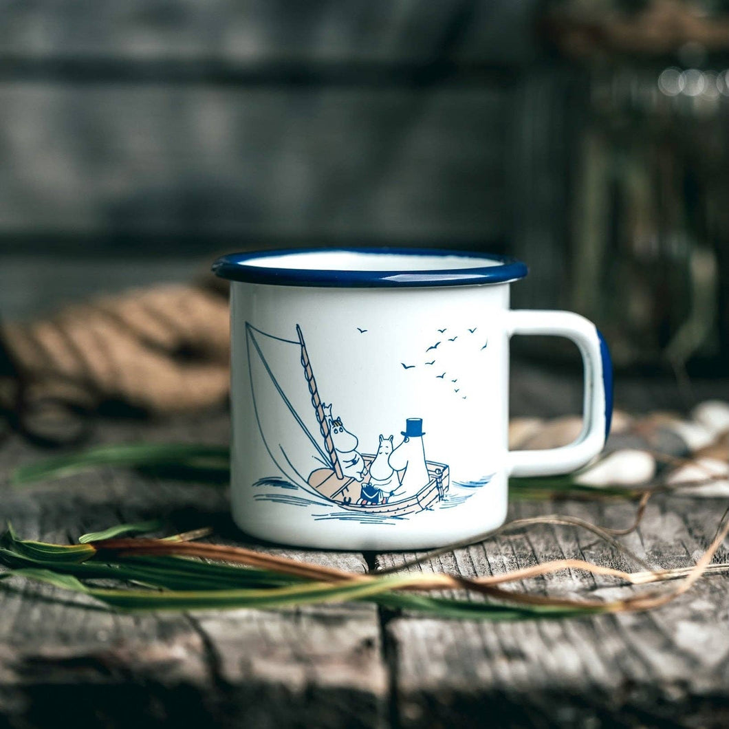 Moomin Enamel Mug 0.37L - Sailors