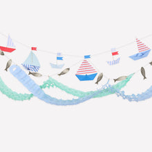Load image into Gallery viewer, Meri Meri Garland Set - Nautical Boat
