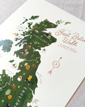 Load image into Gallery viewer, Oldfield Design Print - Great British Walk A3 Map Checklist
