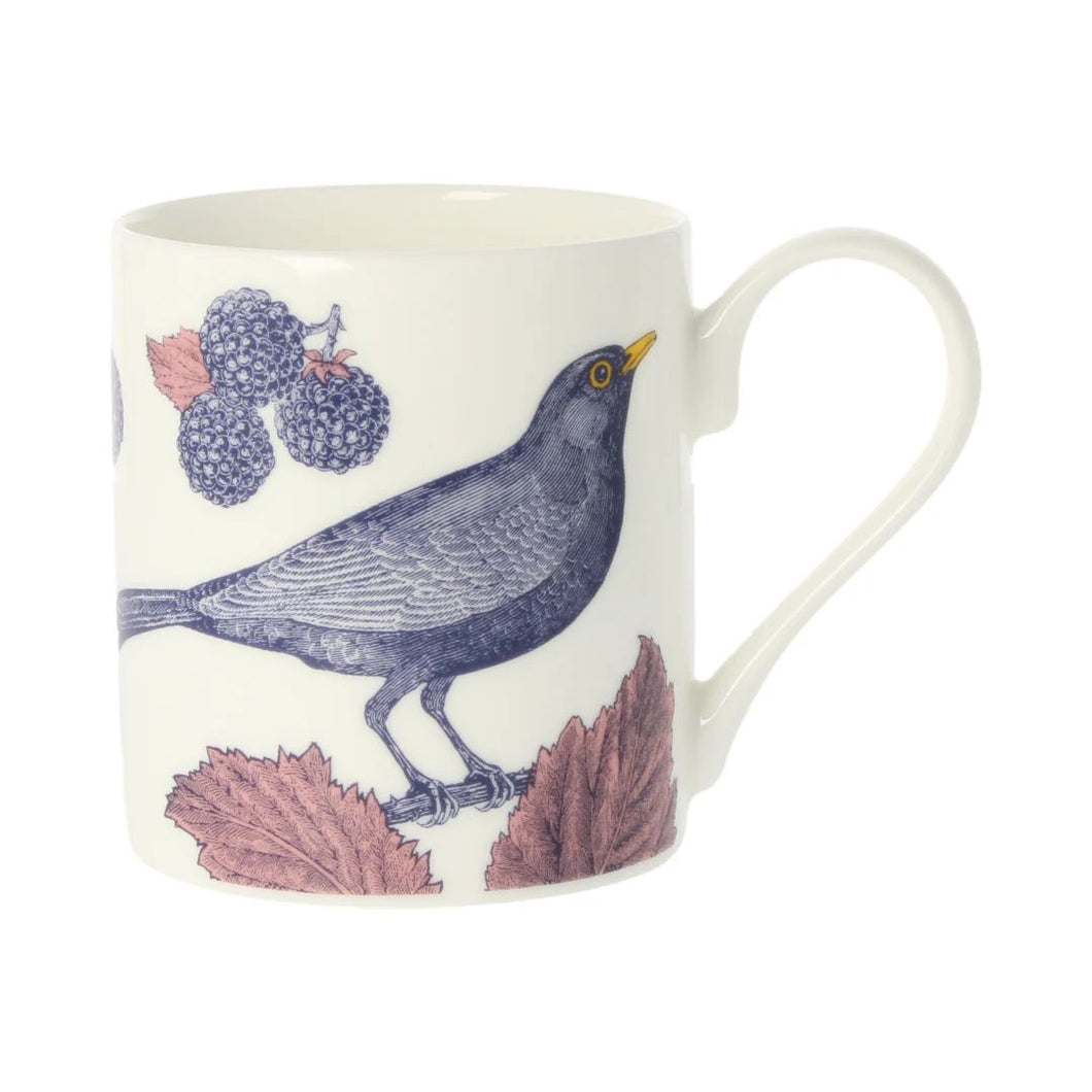 Blackbird & Bramble Mug by Mclaggan Smith