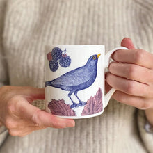 Load image into Gallery viewer, Blackbird &amp; Bramble Mug by Mclaggan Smith
