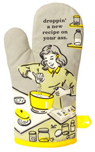 Load image into Gallery viewer, Recipe On Your Ass Oven Mitt by Blue Q
