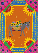 Load image into Gallery viewer, Donkey With Border Greetings Card by Hutch Cassidy
